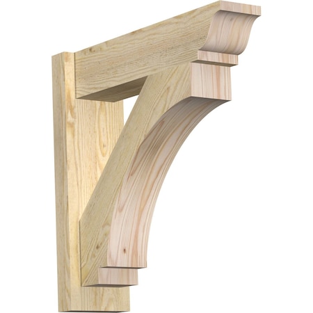 Ekena Millwork Imperial Rough Sawn Traditional Outlooker, Douglas Fir, 6"W x 22"D x 22"H OUT06X22X22IMP01RDF